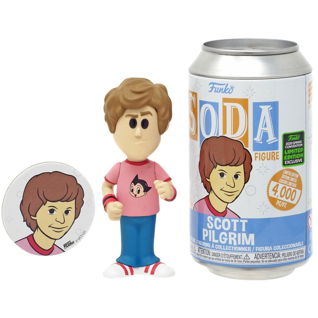 Funko Scott Pilgrim vs The World Vinyl Soda Scott Pilgrim Limited Edition of 4,000! Vinyl Figure