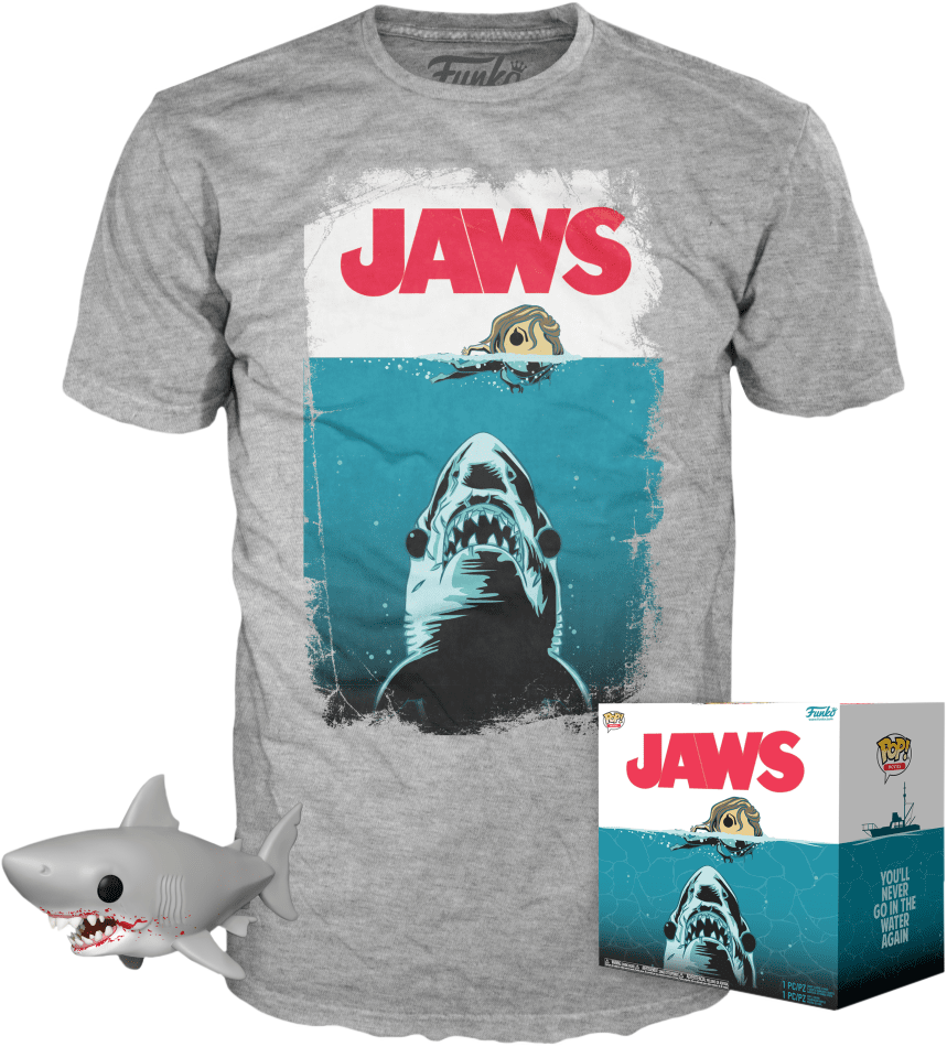 Funko Jaws POP! & Tee Box Night Swim (Medium) Bloody Variant Vinyl Figure