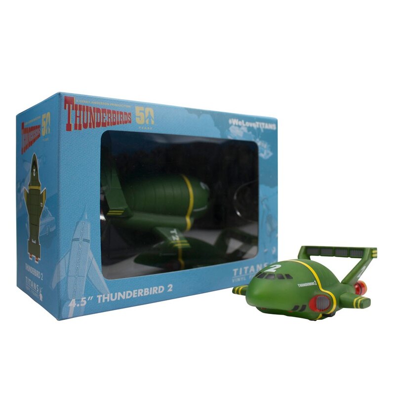 Thunderbirds Thunderbird 2 Vehicle 4 1/2-Inch Vinyl Figure
