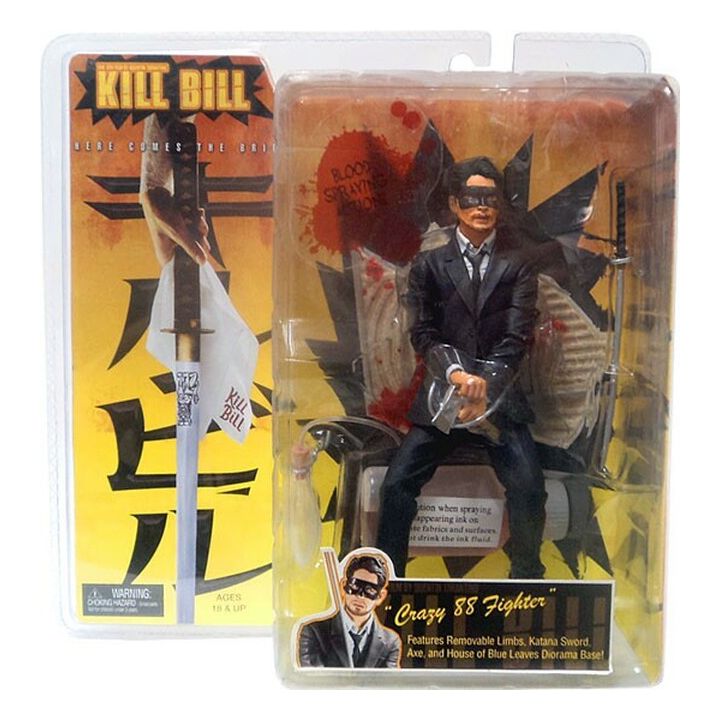 NECA Kill Bill 7 Inch Action Figure Crazy 88 Fighter w/ Beard