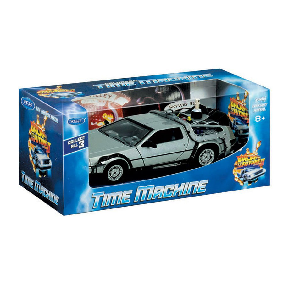 Welly Back to the Future Part II Delorean Time Machine 1/24