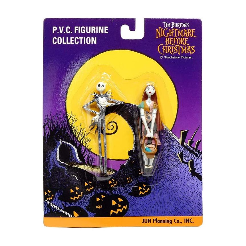 Nightmare Before Christmas Jack & Sally PVC Figure Set by Jun Planning