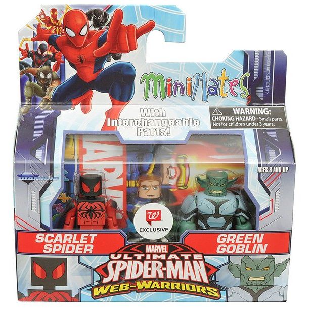 Marvel Minimates Scarlet Spider and Green Goblin – Gold Dust Toys