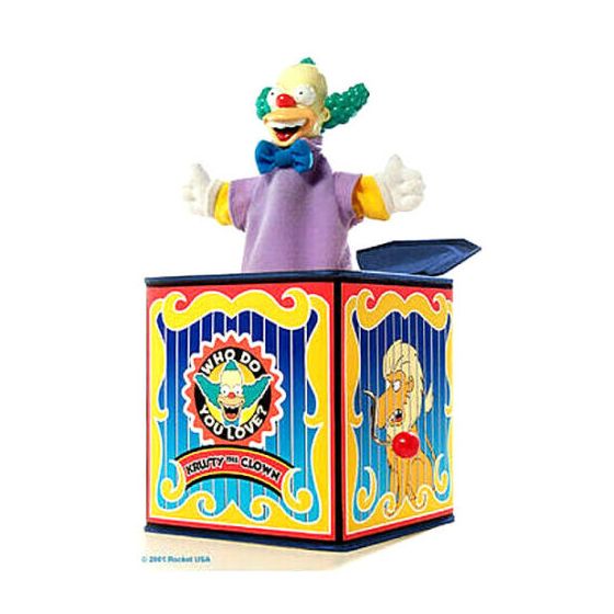The Simpsons Official Krusty in the Box Jack in the Box