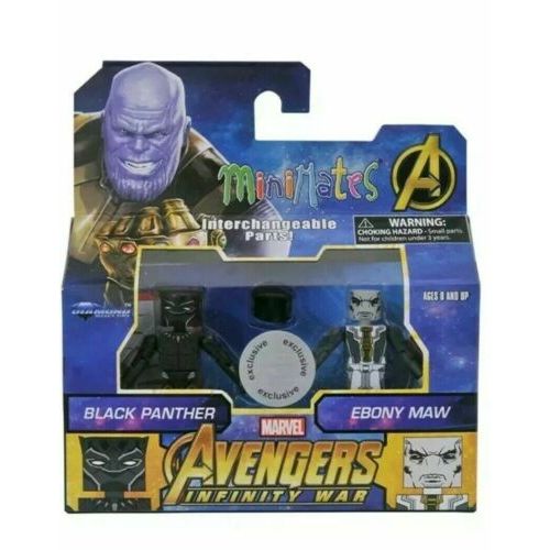 Marvel Minimates Infinity War Black Panther and Ebony Man